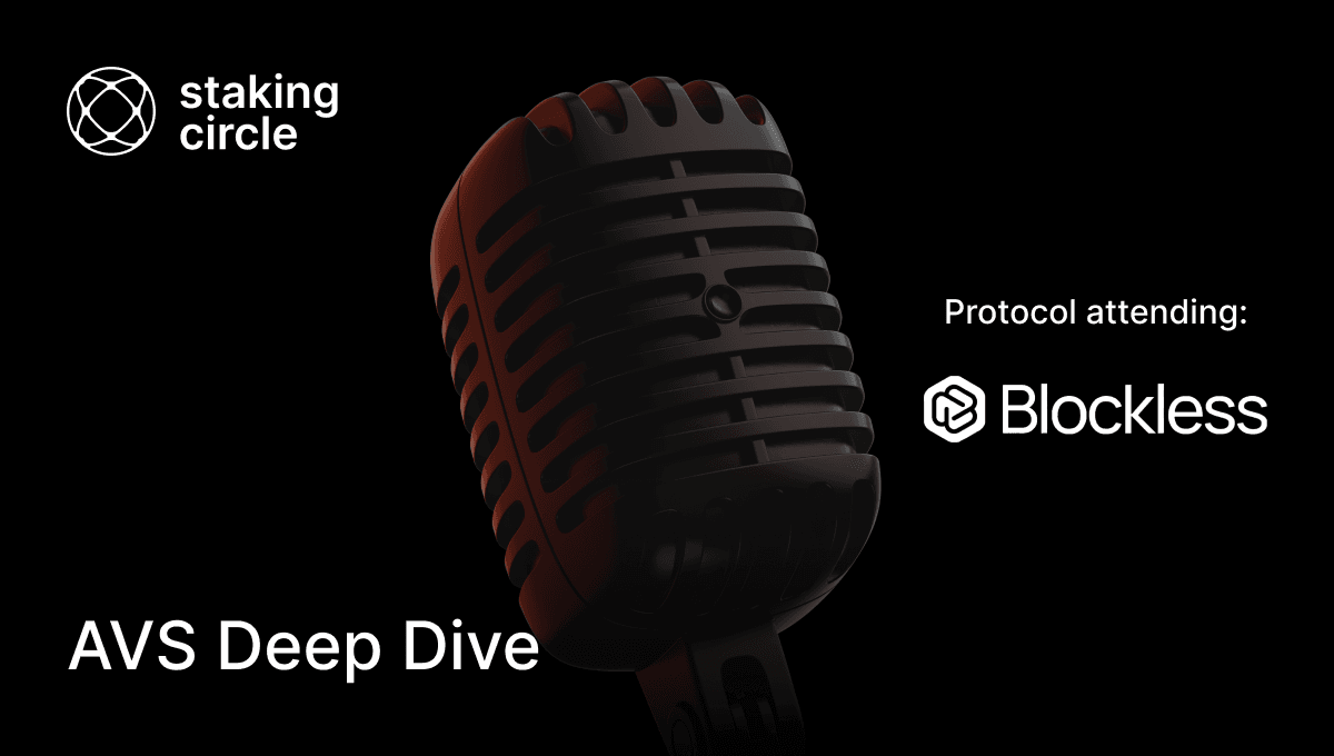 AVS Deep Dive w/ Blockless